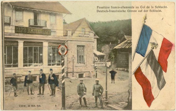 10 - A la frontière France - Empire allemand