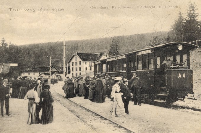 Le tramway de Gérardmer vers la Schlucht et le Hohneck