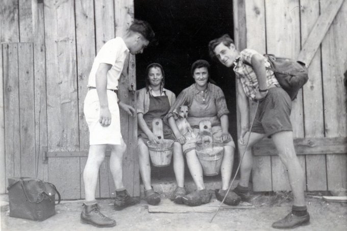 18 - Dans une ferme auberge au-dessus de Breitenbach, ferme qui n'existe plus