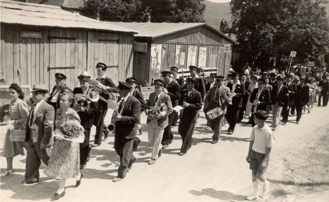 30 - La fête de la musique à Wihr-au-val, le 14 juillet 1949
