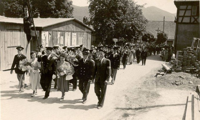 26 - La fête de la musique à Wihr-au-val, le 14 juillet 1949