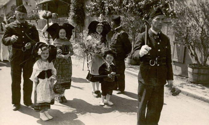 21 - La fête de la musique à Wihr-au-val, le 14 juillet 1949