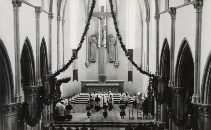 09 - l'inauguration de l'église après sa reconstruction