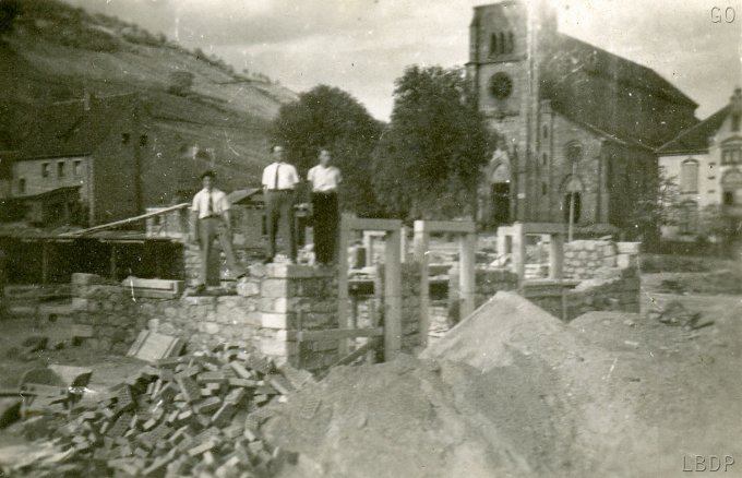 24 - La construction de la maison de Butscher Charles après le 19 juin 1940