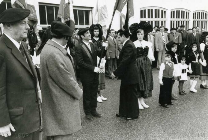 028 - Inauguration du drapeau UNC-AFN le 10 novembre 1974