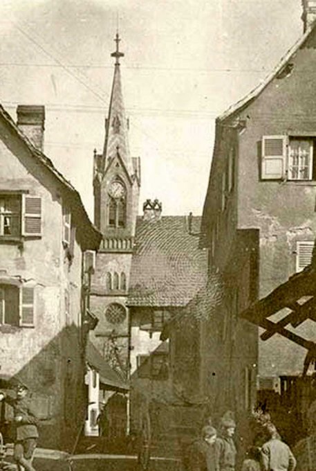03 - L'église Saint Martin en 1914
