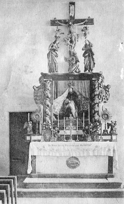 04 - L'autel de la chapelle autrefois