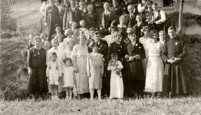 45 - Le mariage de Mangold Anna et de Stihlé Martin en 1933