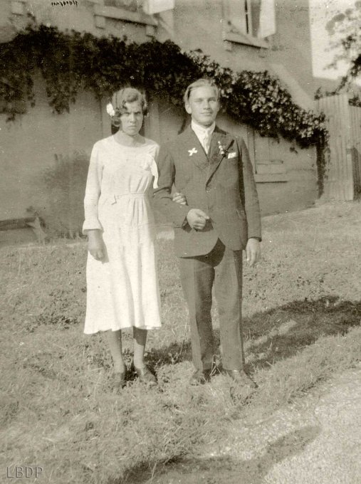 35 - Au mariage de Mangold Anna et de Stihlé Martin en 1933