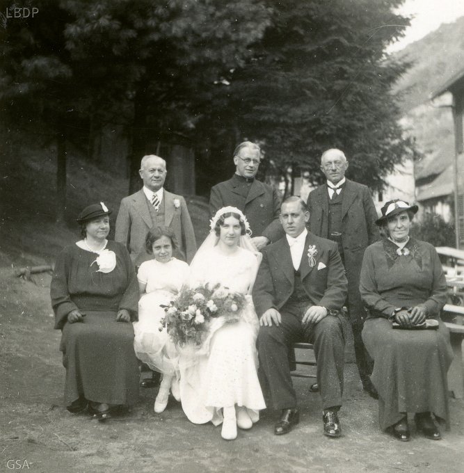 11 - Le mariage de Levy Cécile et de Dirringer René en 1934
