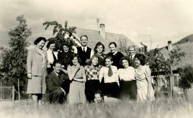 099 - Le baptême de Kauffmann Peter en 1945