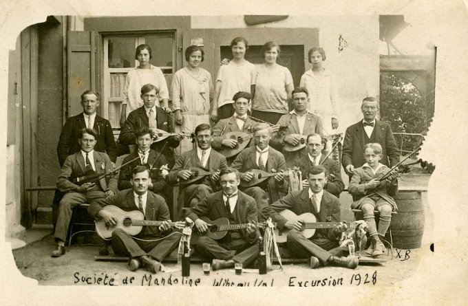 002 - La société de mandoline de Wihr-au-Val en 1928