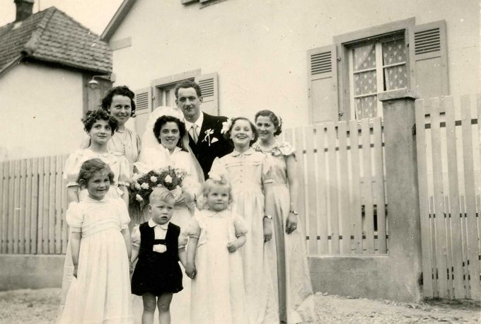 19 - Le mariage de Maurer Marguerite et de Walger Eugène le 01-05-1954