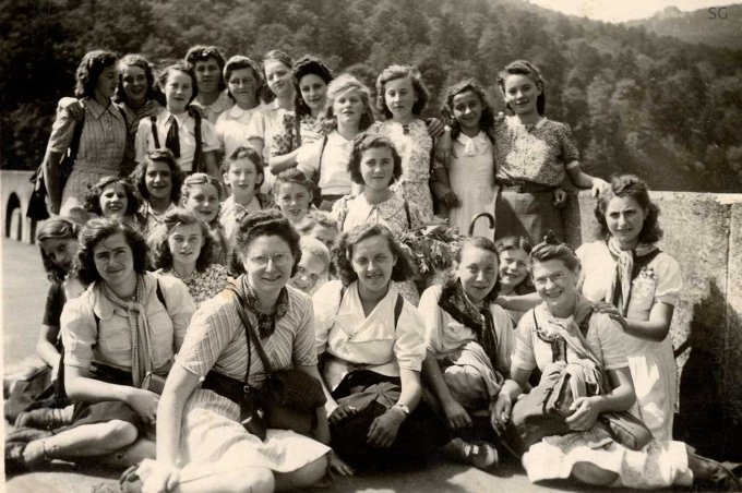 16 - Une sortie de classe dans les Vosges en juillet 1944