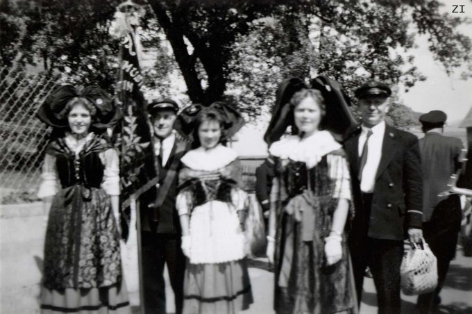 39 - la musique en excursion à Katzenmos en Allemagne - 15 juin 1958