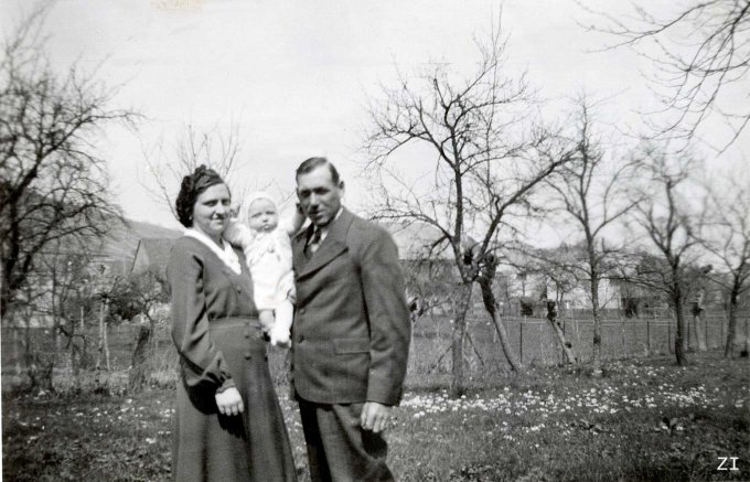 05 - Zimmermann Cécile, Suzanne et Alphonse - Mars 1942