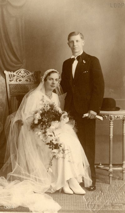 33 - Marie-Madeleine et Louis Zaepfel le 29 septembre 1934