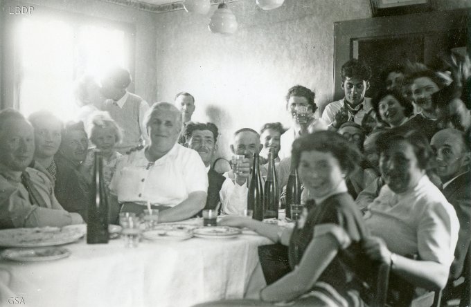 17 - Au mariage de Cécile et Jean Schmitt en 1955
