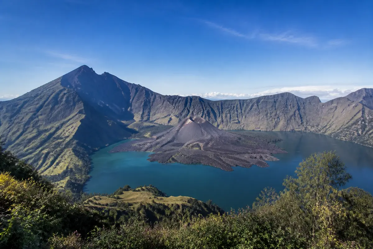 Lombok Indonesia : Mount Rinjani trek, volcan et randonnée