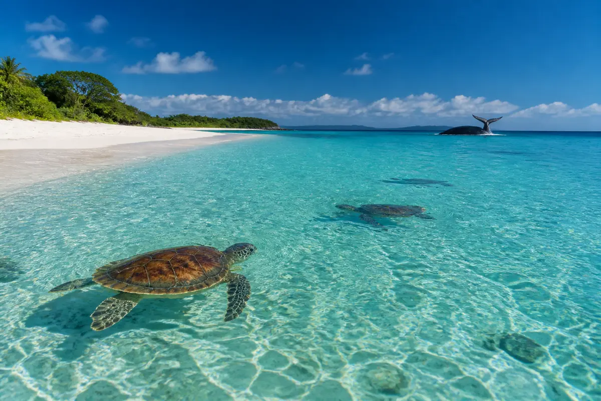 Madagascar Nosy Iranja : Île paradisiaque aux tortues